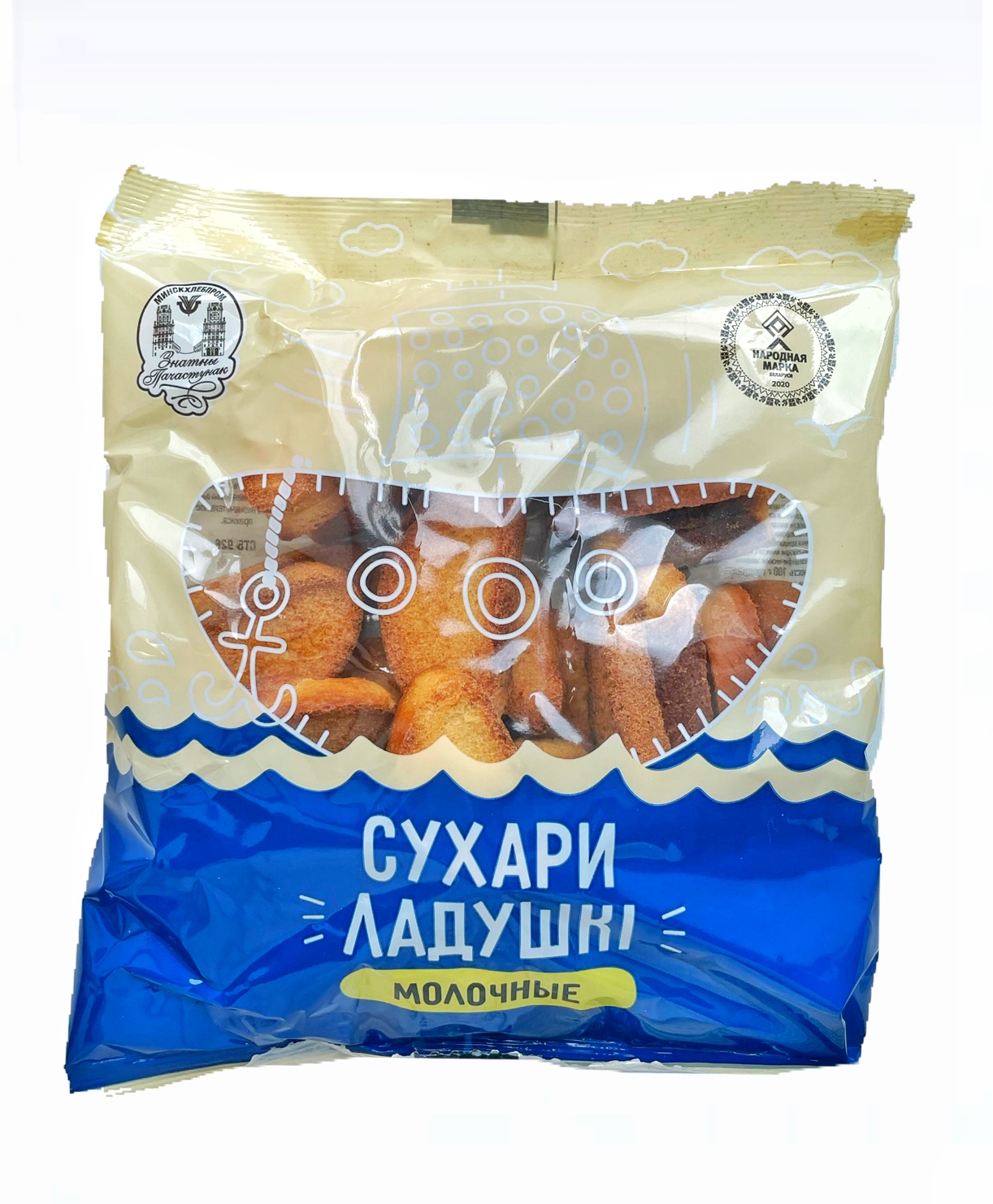 Сухари ладушки молочные 1С0.25ПП