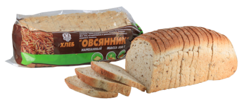 Хлеб "Овсянник" (формовой), 0,55 нарПАК Хлеб "Овсянник" (формовой), 0,55 нарПАК